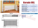 Radiator KORADO Radik VKL typ 20 300x1000