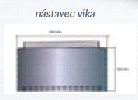 Nstavec vka na podzemn horizontln ndr AQUACUP - Kliknutm na obrzek zavete