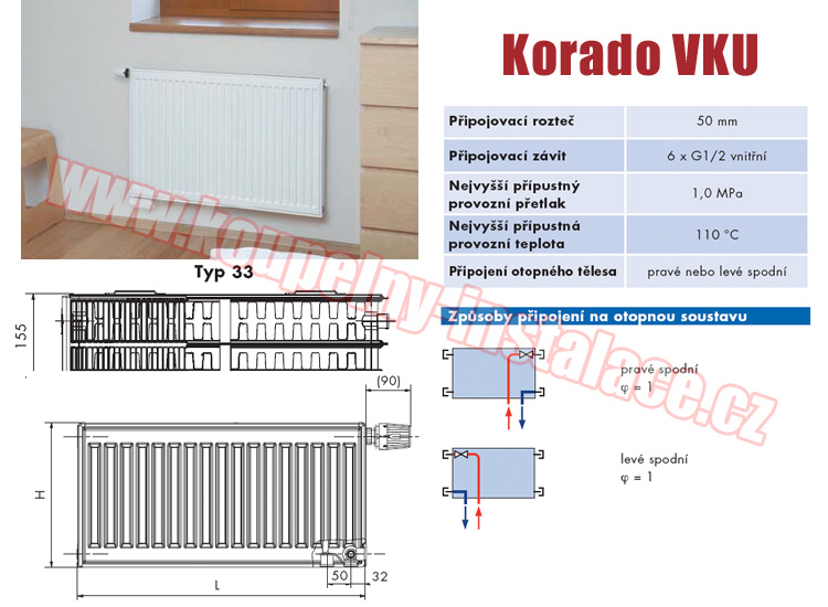 Raditor KORADO Radik VKU typ 33 900x900 - Kliknutm na obrzek zavete