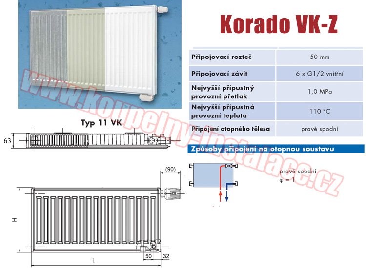 Raditor KORADO Radik VK-Z typ 11 600x400 - Kliknutm na obrzek zavete