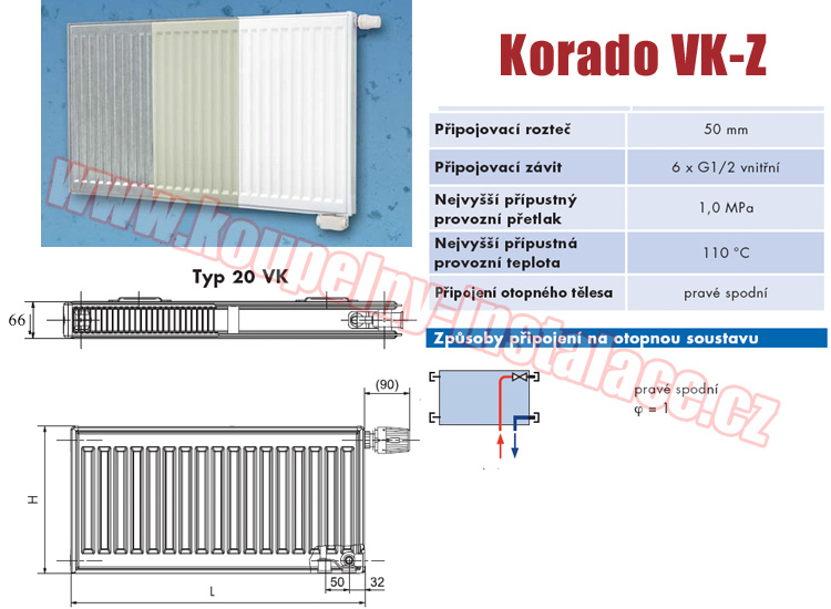 Raditor KORADO Radik VK-Z typ 20 600x400 - Kliknutm na obrzek zavete