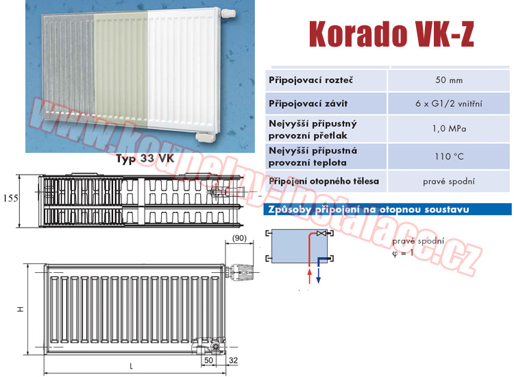 Raditor KORADO Radik VK-Z typ 33 900x400 - Kliknutm na obrzek zavete